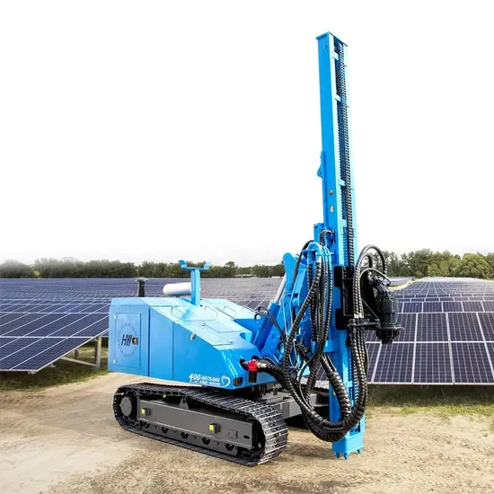 Solar pile-driving equipment
